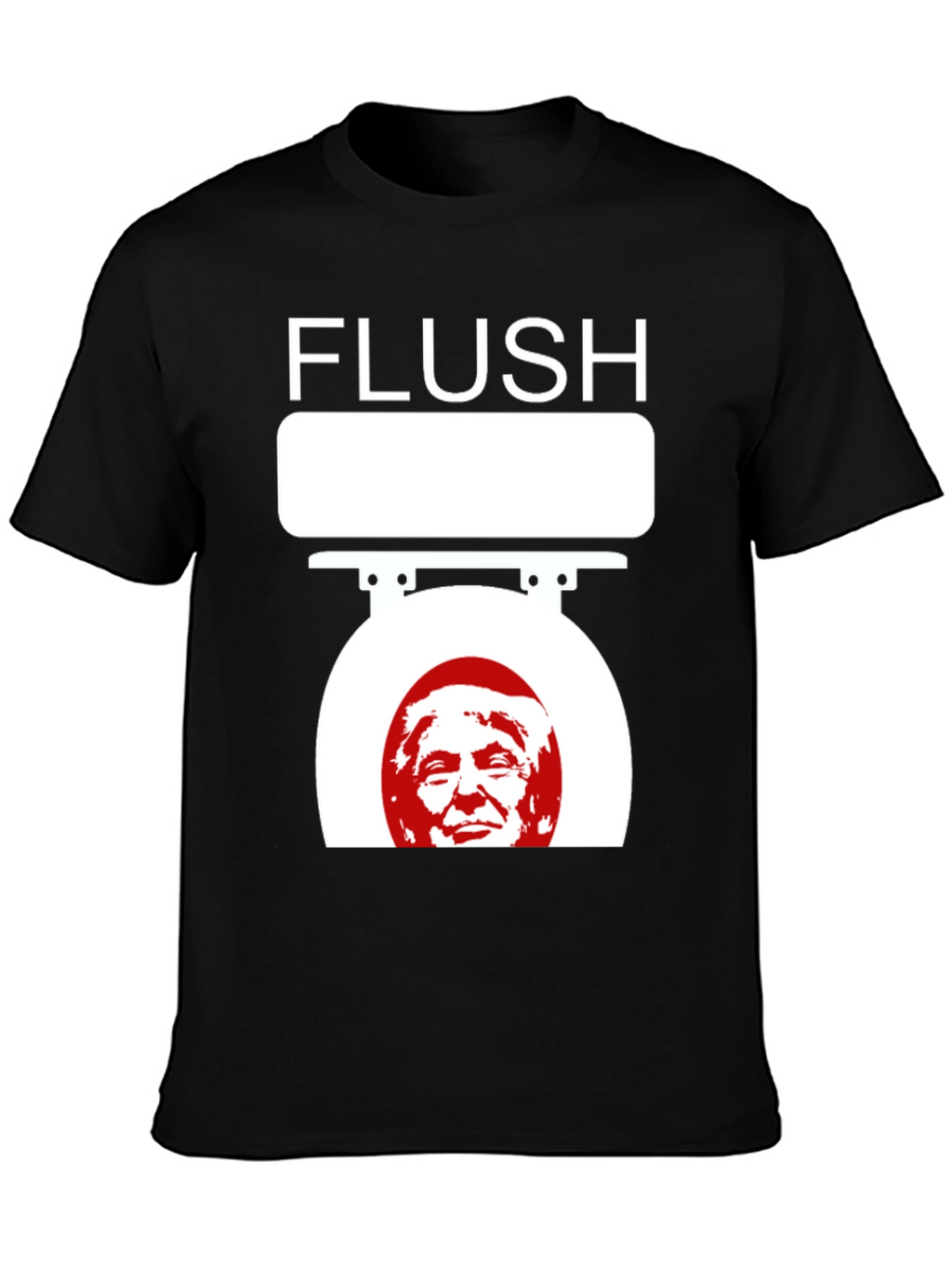 Flush Trump Novelty Graphic T-Shirt