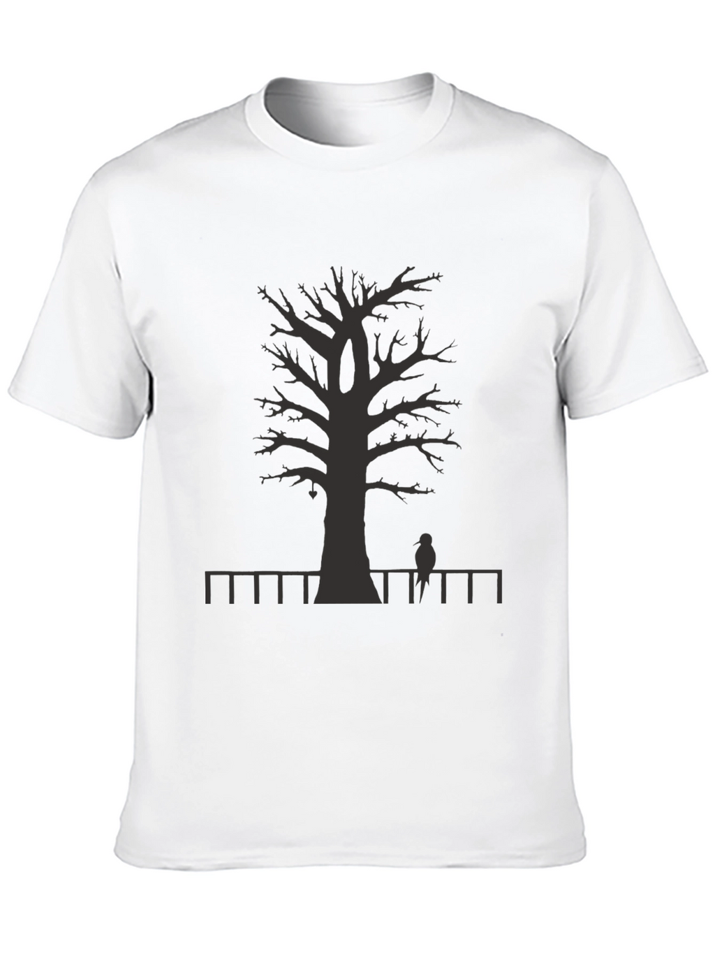 Mens Graphic Tree T-Shirt - Black