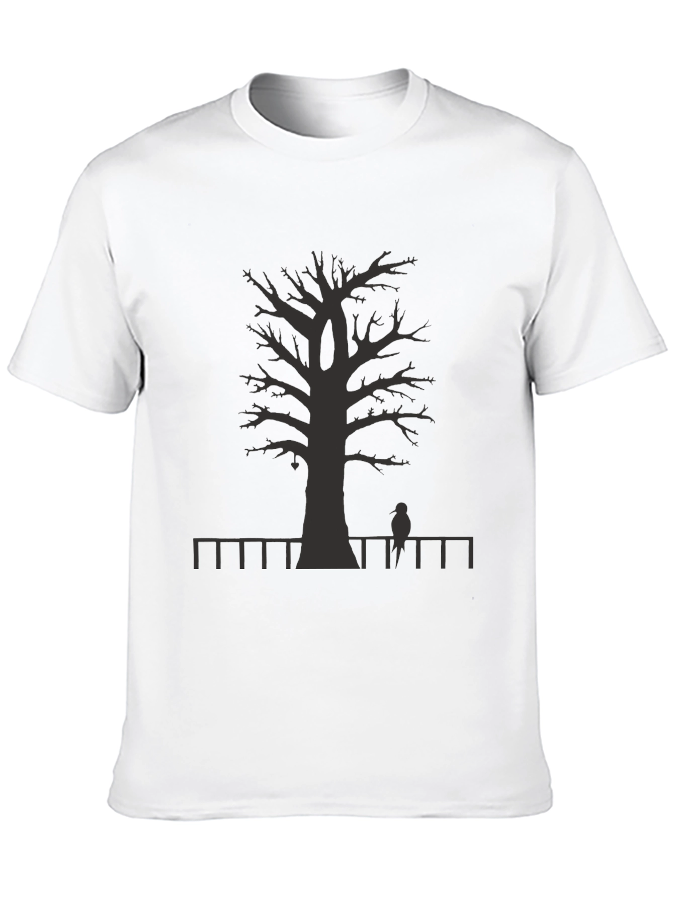 Mens Graphic Tree T-Shirt - Black