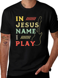 In Jesus Name I Play Guitar T-Shirt
