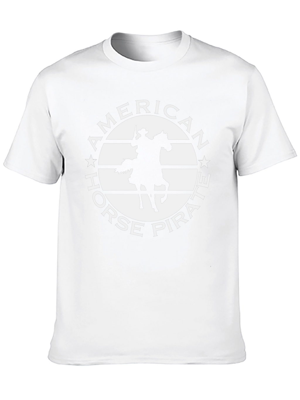 American Horse Pirate Graphic T-Shirt