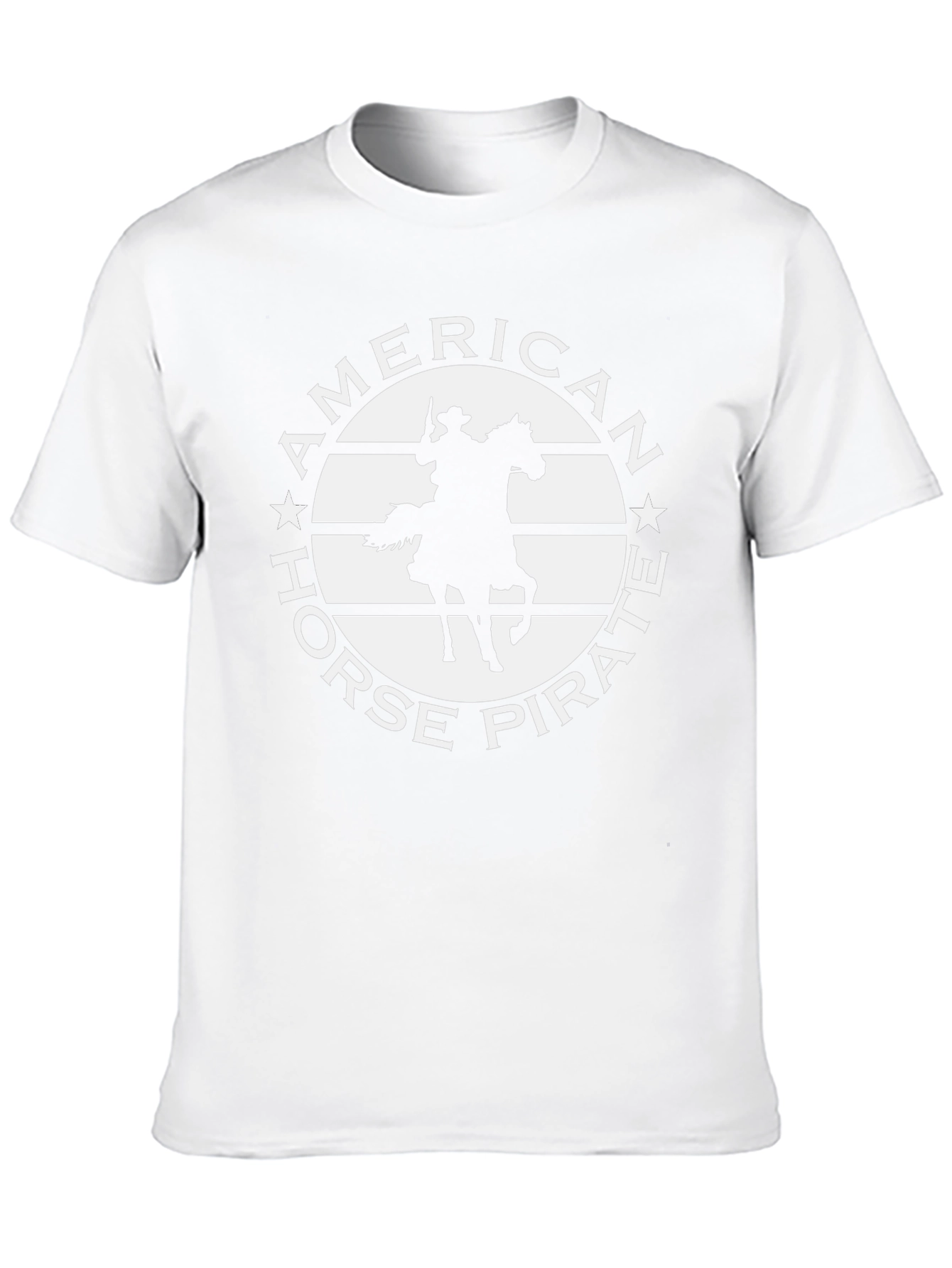 American Horse Pirate Graphic T-Shirt