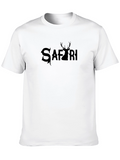 Safari Deer Black T-Shirt