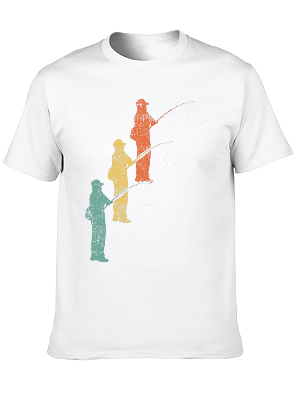 Retro Fishing Trip T-Shirt - Father & Children