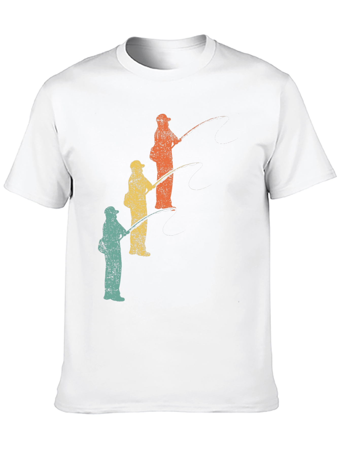 Retro Fishing Trip T-Shirt - Father & Children