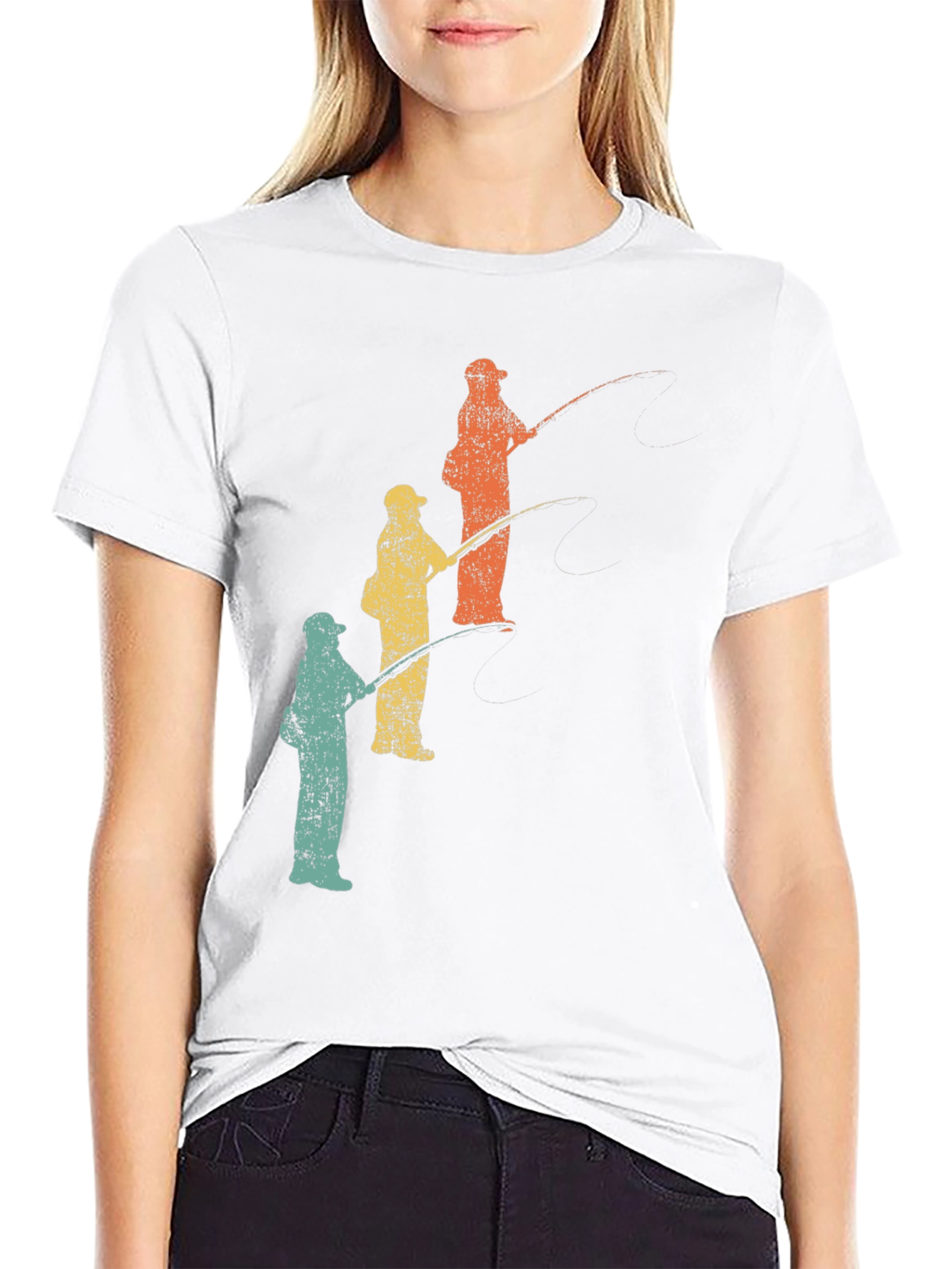 Retro Fishing Trip T-Shirt - Father & Children