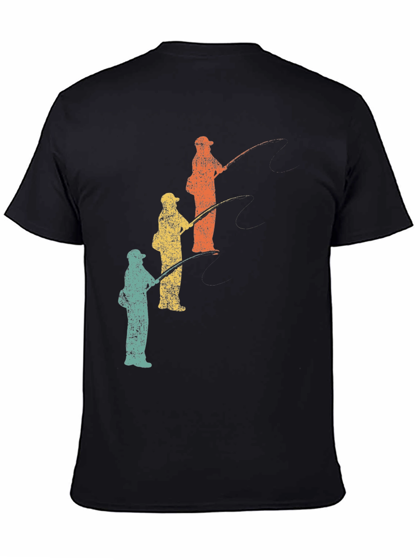 Retro Fishing Trip T-Shirt - Father & Children