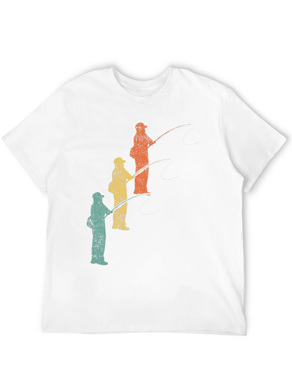 Retro Fishing Trip T-Shirt - Father & Children