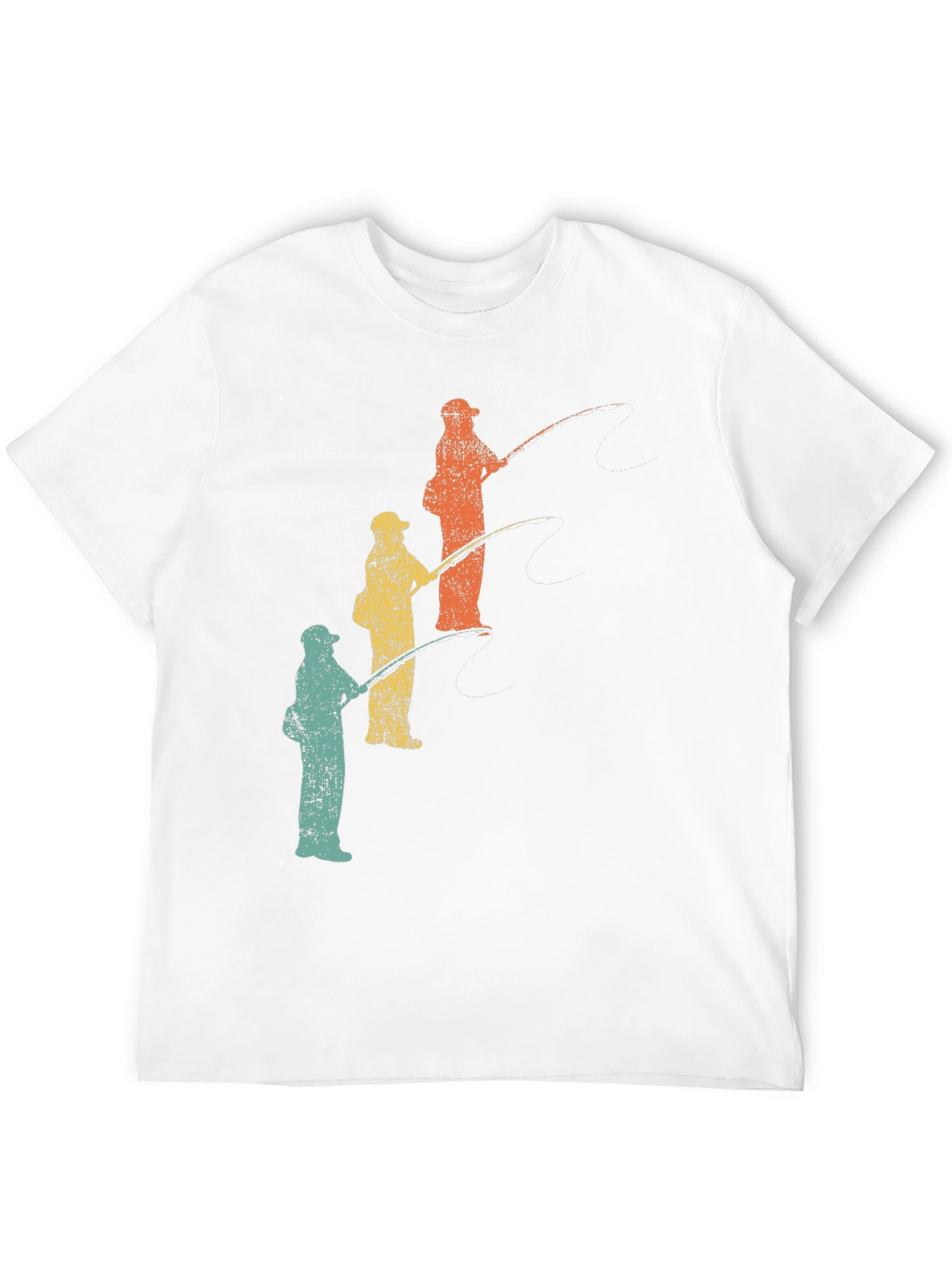 Retro Fishing Trip T-Shirt - Father & Children