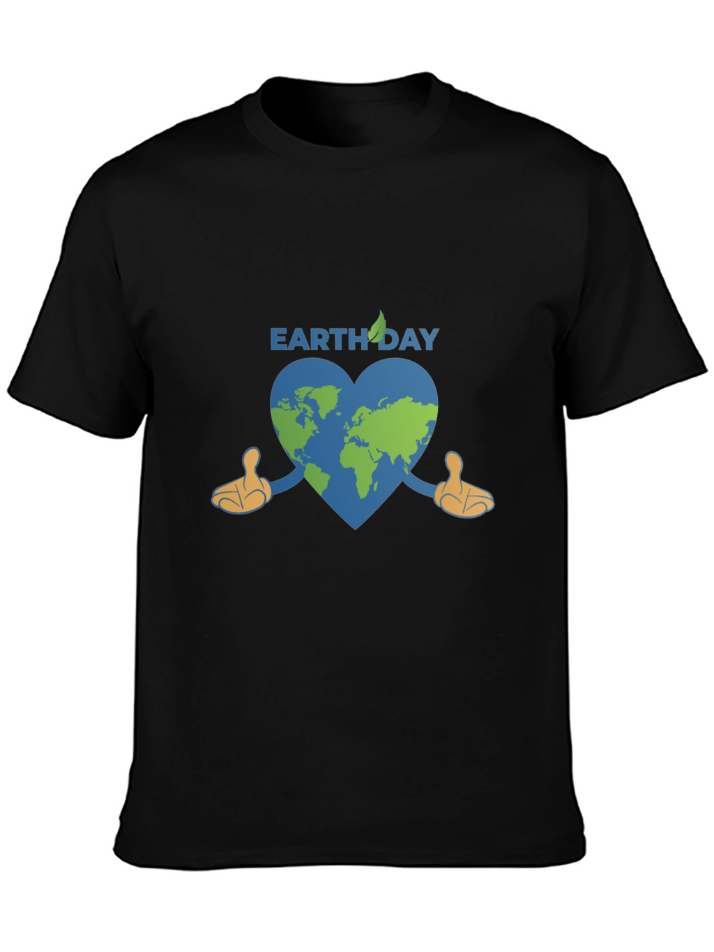Earth Day T-Shirt: Heart-Shaped World Design