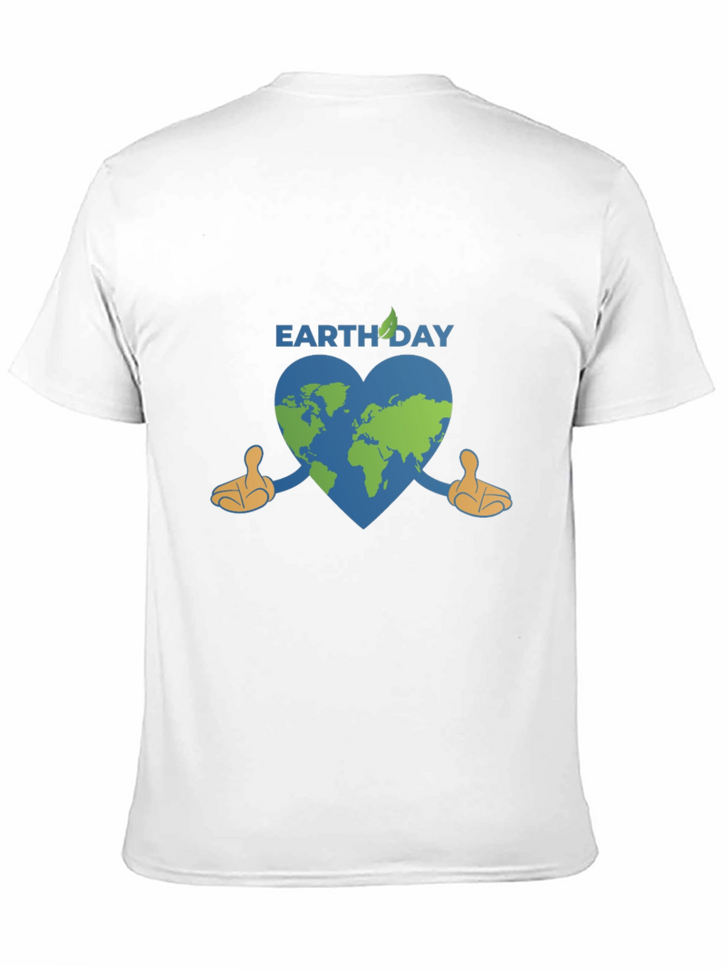 Earth Day T-Shirt: Heart-Shaped World Design