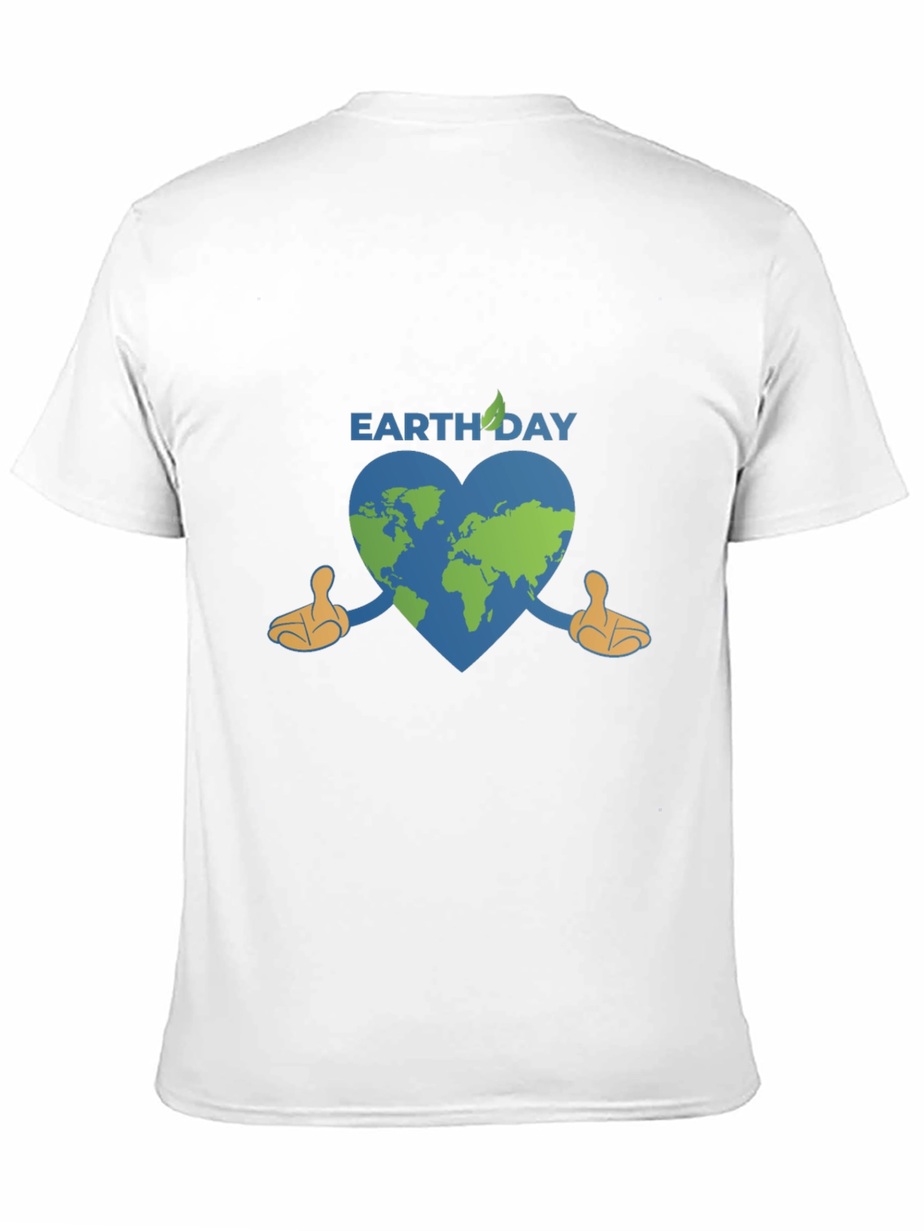 Earth Day T-Shirt: Heart-Shaped World Design