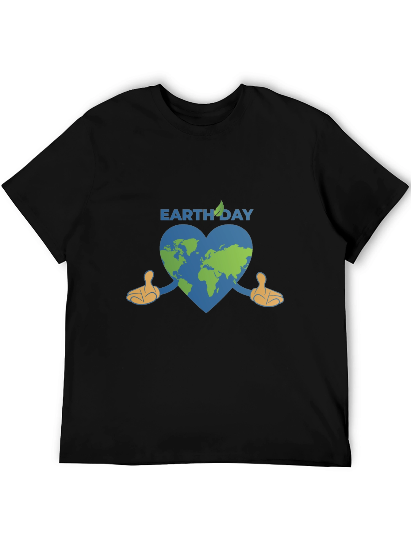 Earth Day T-Shirt: Heart-Shaped World Design