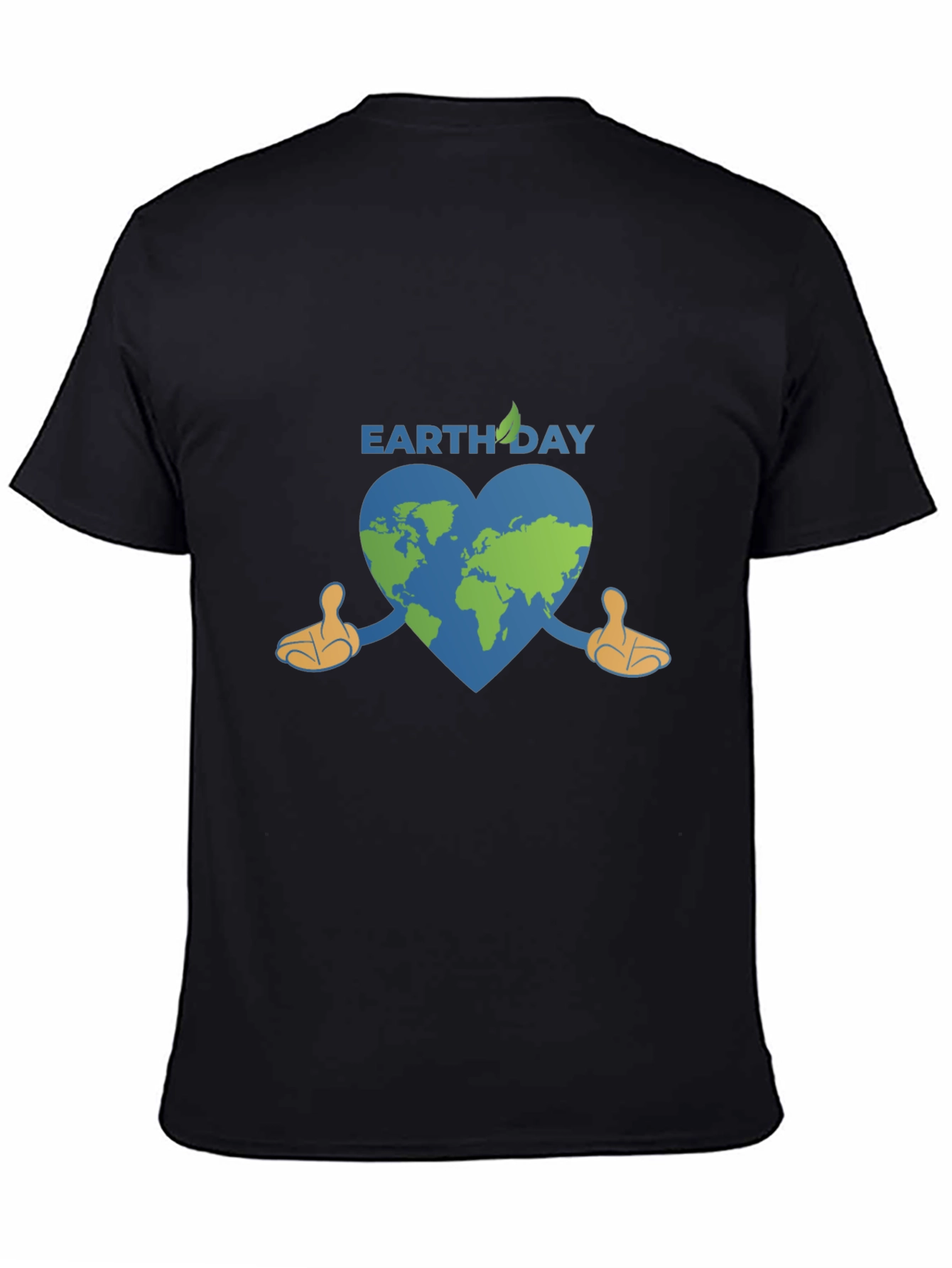 Earth Day T-Shirt: Heart-Shaped World Design
