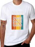 Parkour Maze T-Shirt - Black Cotton Graphic Tee