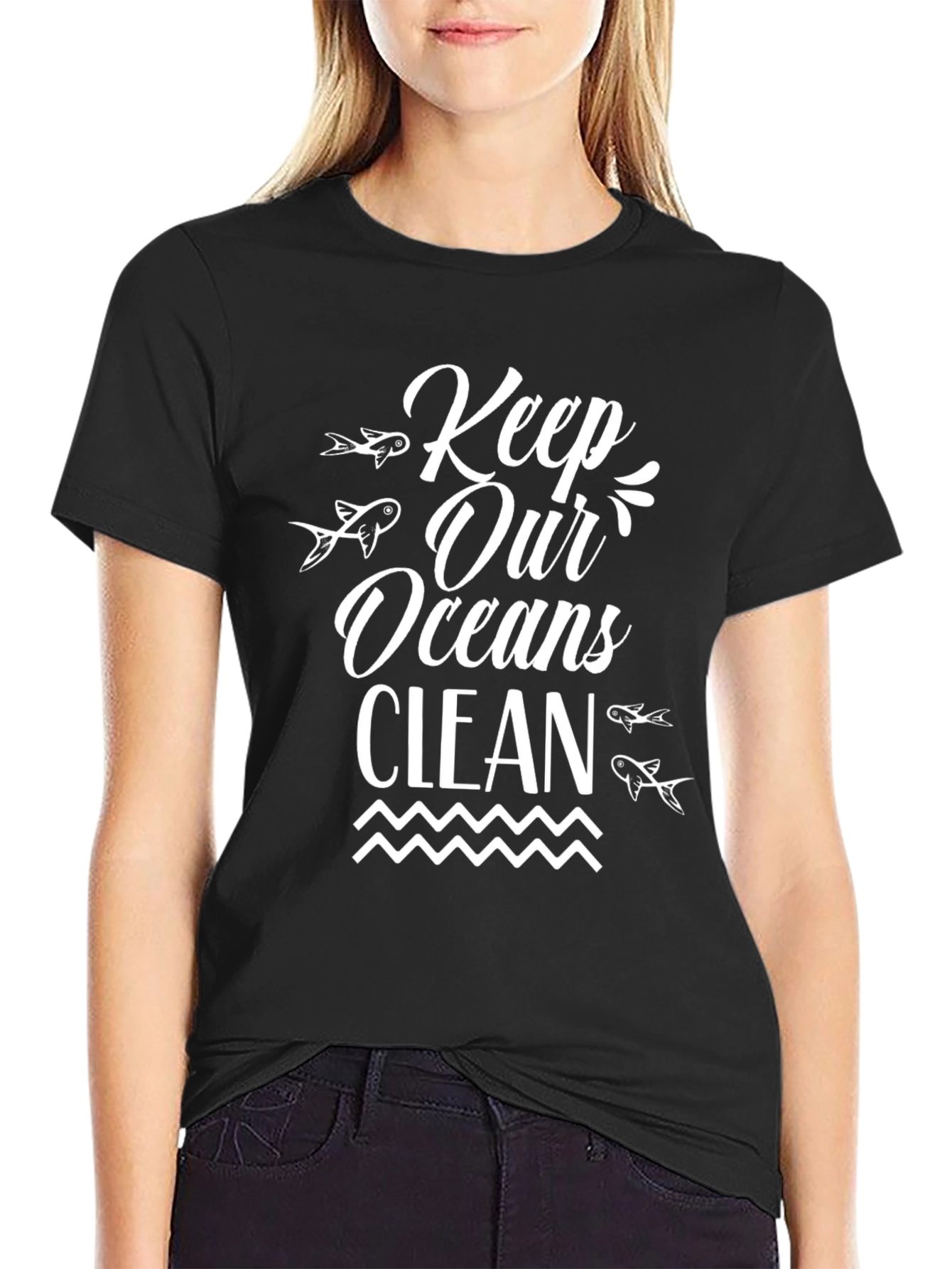 Keep Our Oceans Clean Graphic Tee