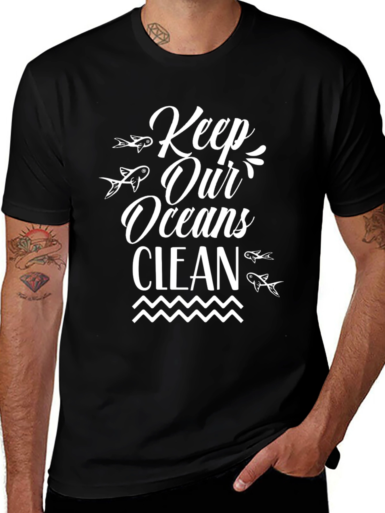 Keep Our Oceans Clean Graphic Tee