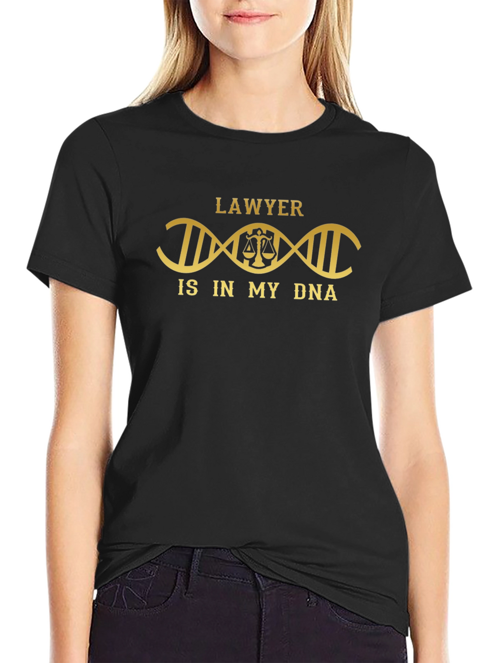 Lawyer DNA Graphic Tee - Legal Profession T-Shirt