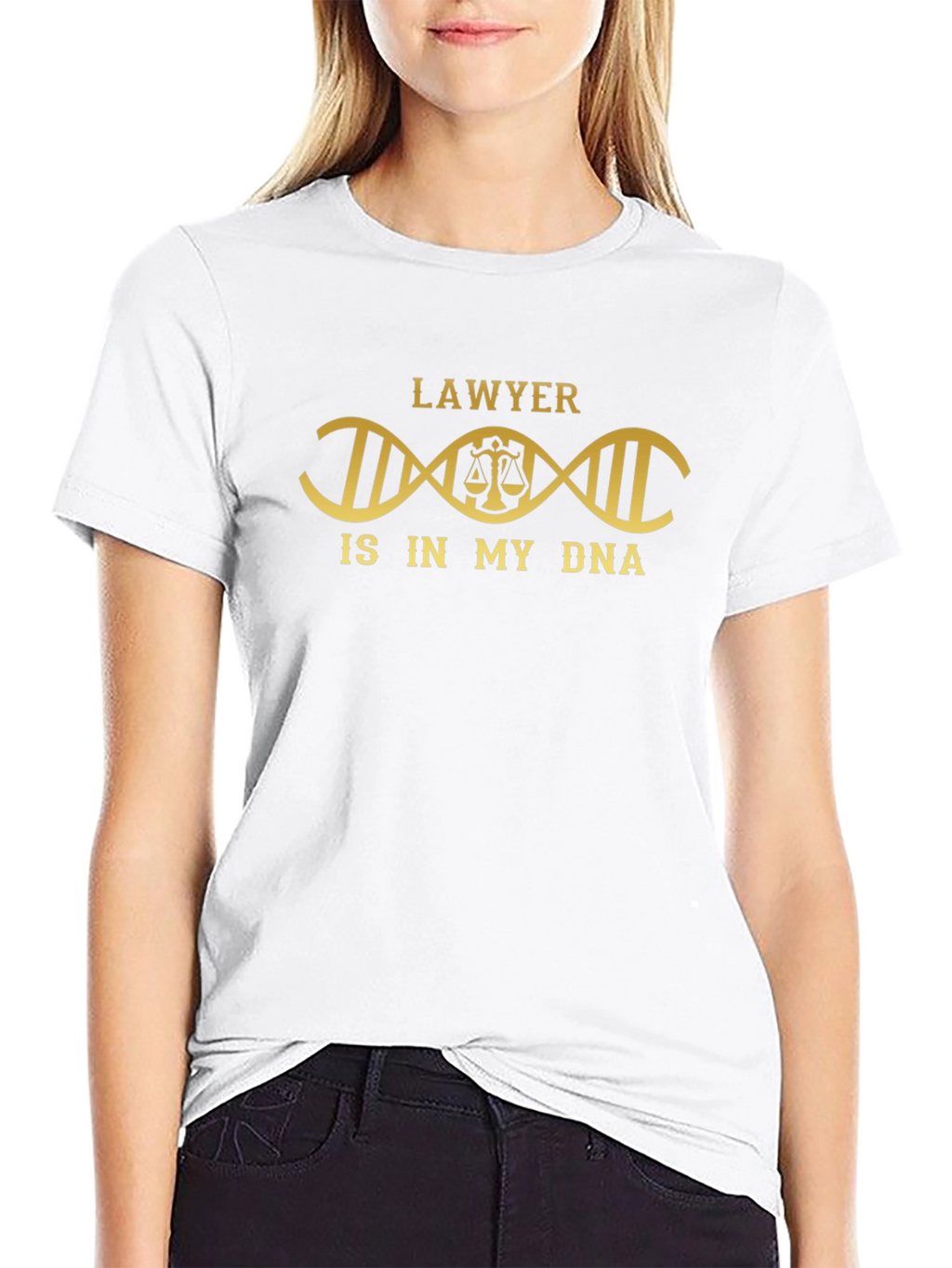 Lawyer DNA Graphic Tee - Legal Profession T-Shirt