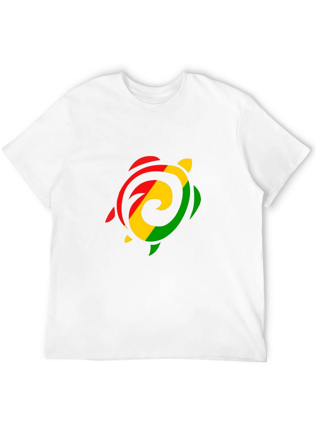Rasta Turtle Graphic Tee - Black T-Shirt