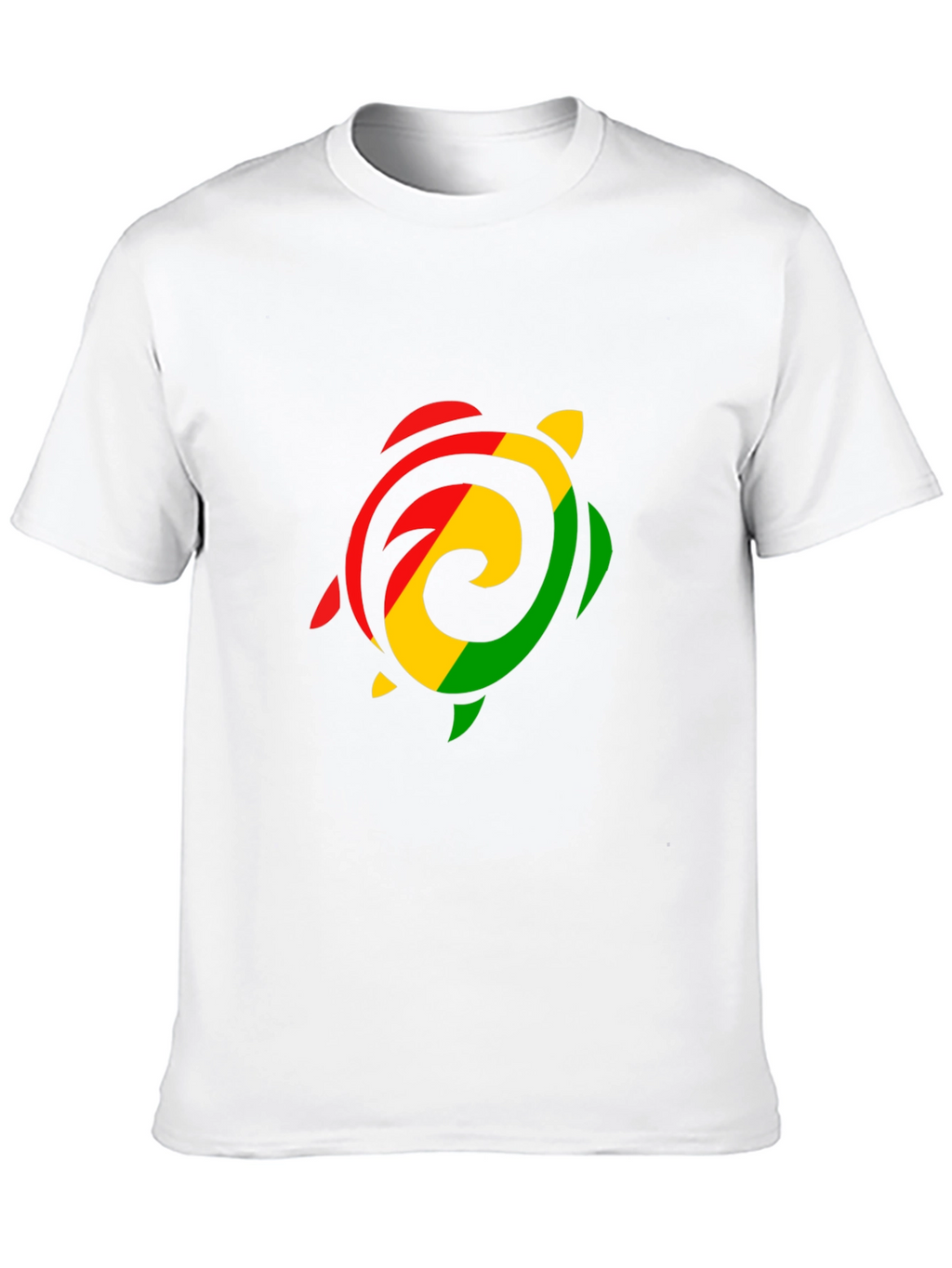 Rasta Turtle Graphic Tee - Black T-Shirt
