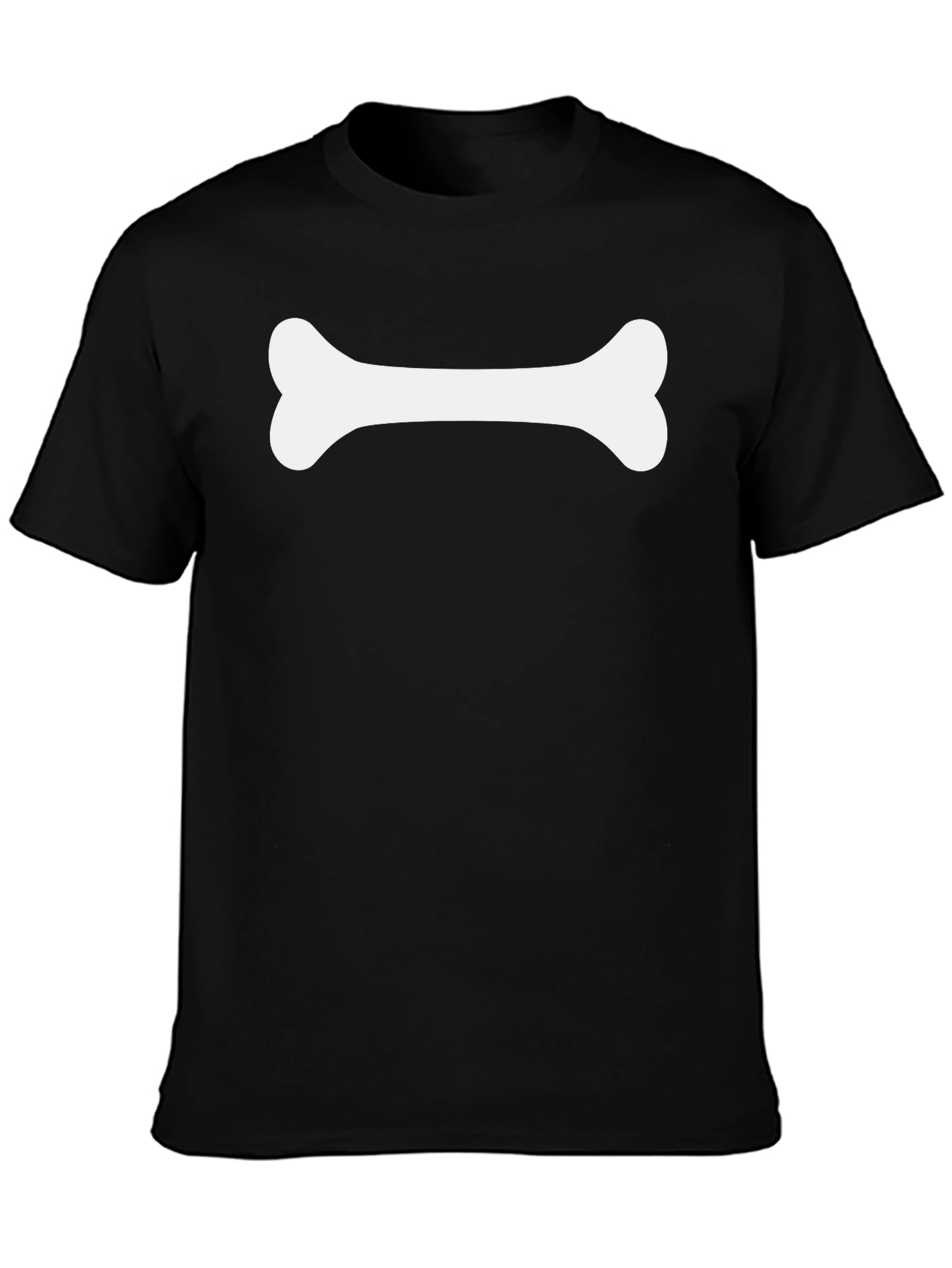Dog Bone Graphic T-Shirt – Minimalist Dog Lover Tee