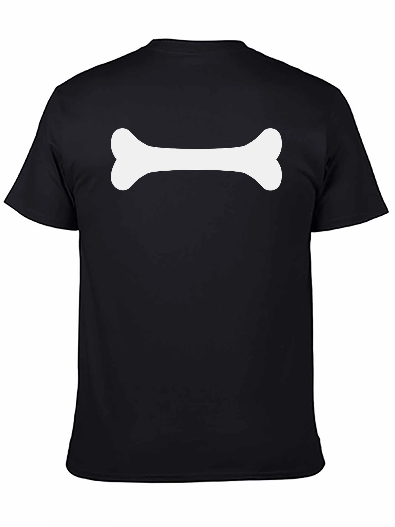 Dog Bone Graphic T-Shirt – Minimalist Dog Lover Tee
