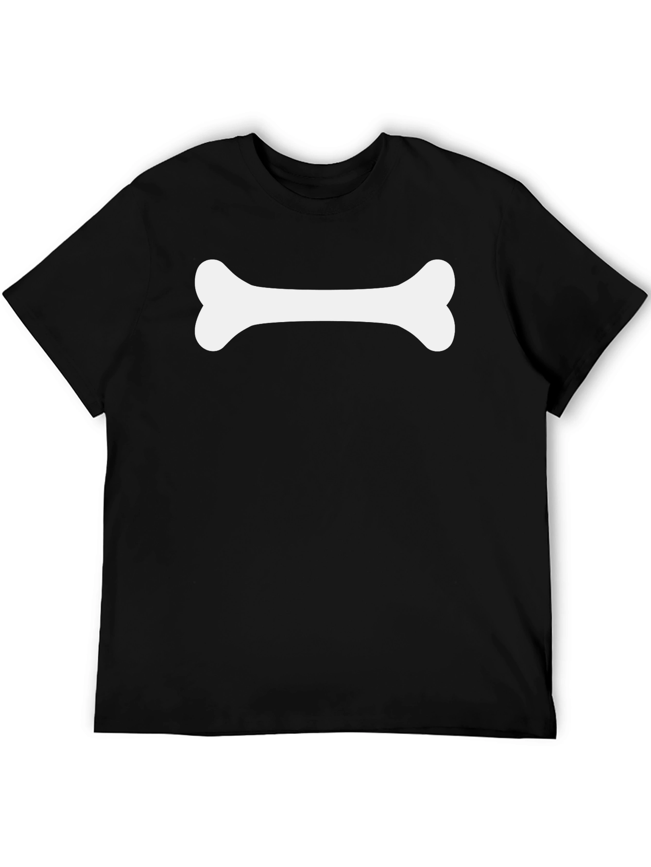 Dog Bone Graphic T-Shirt – Minimalist Dog Lover Tee