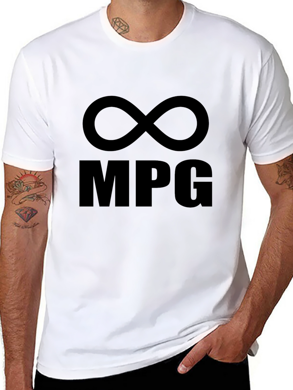 Infinity MPG Black T-Shirt - Eco Friendly