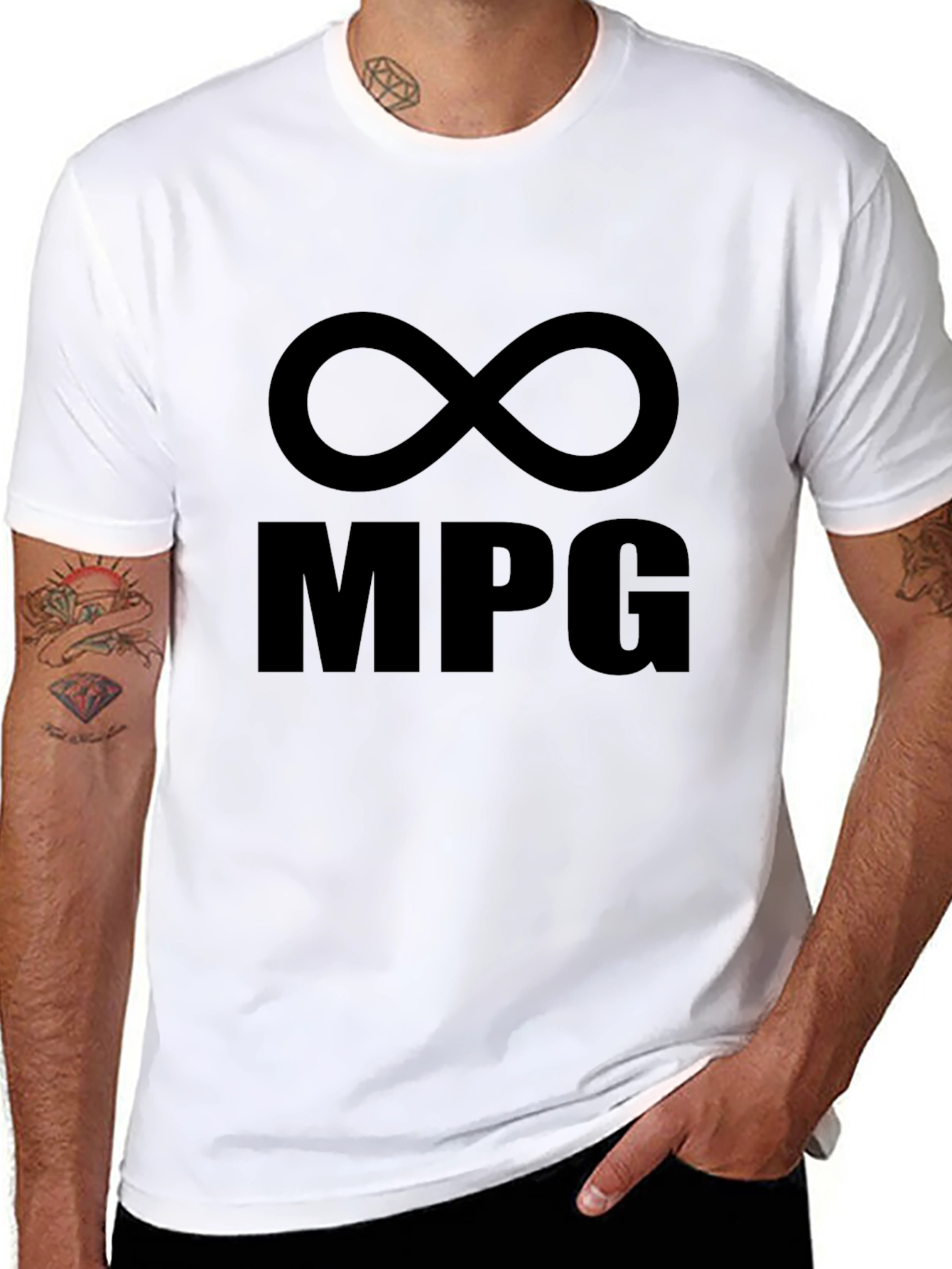 Infinity MPG Black T-Shirt - Eco Friendly