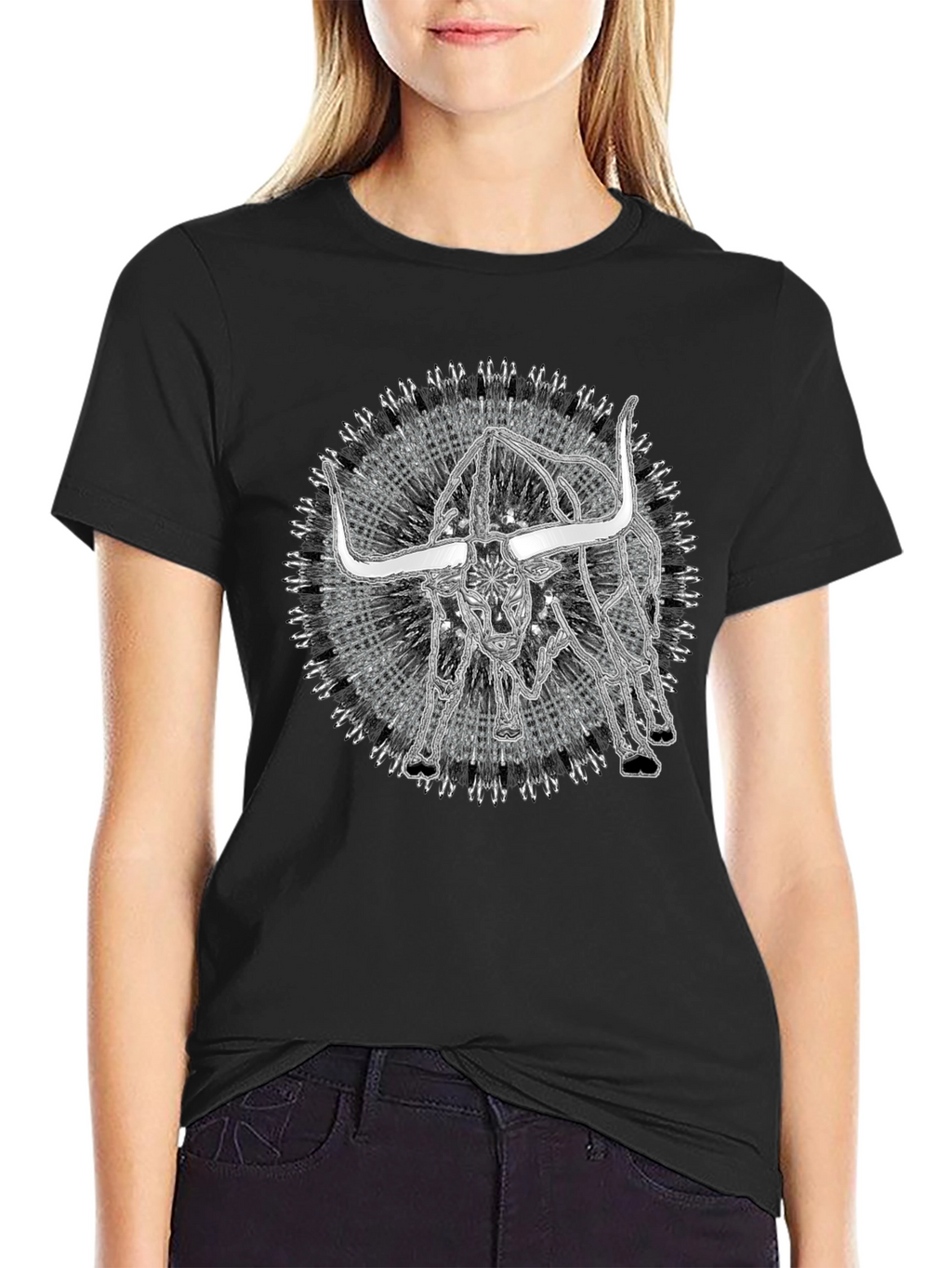 Black Bull Graphic Tee - Mens Short Sleeve