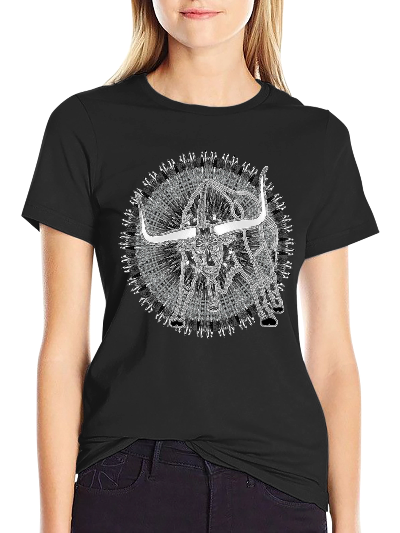 Black Bull Graphic Tee - Mens Short Sleeve