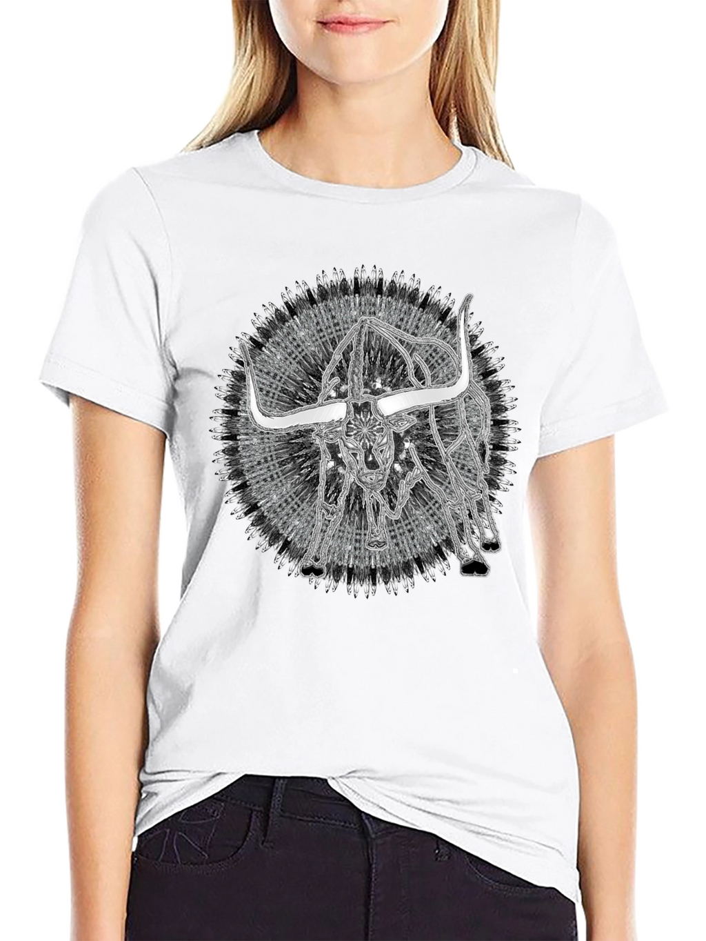 Black Bull Graphic Tee - Mens Short Sleeve