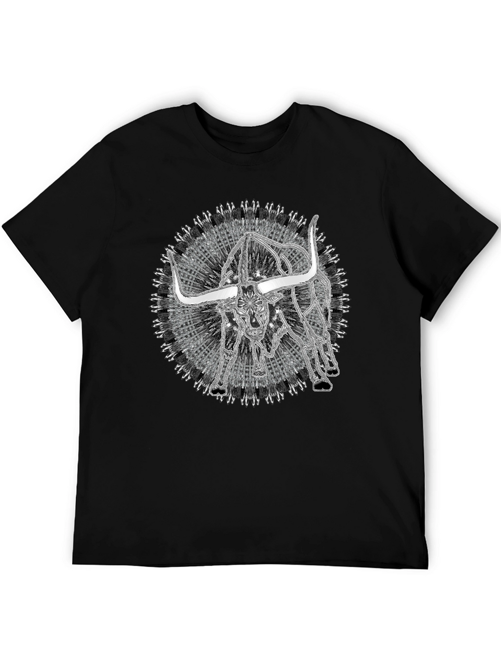 Black Bull Graphic Tee - Mens Short Sleeve