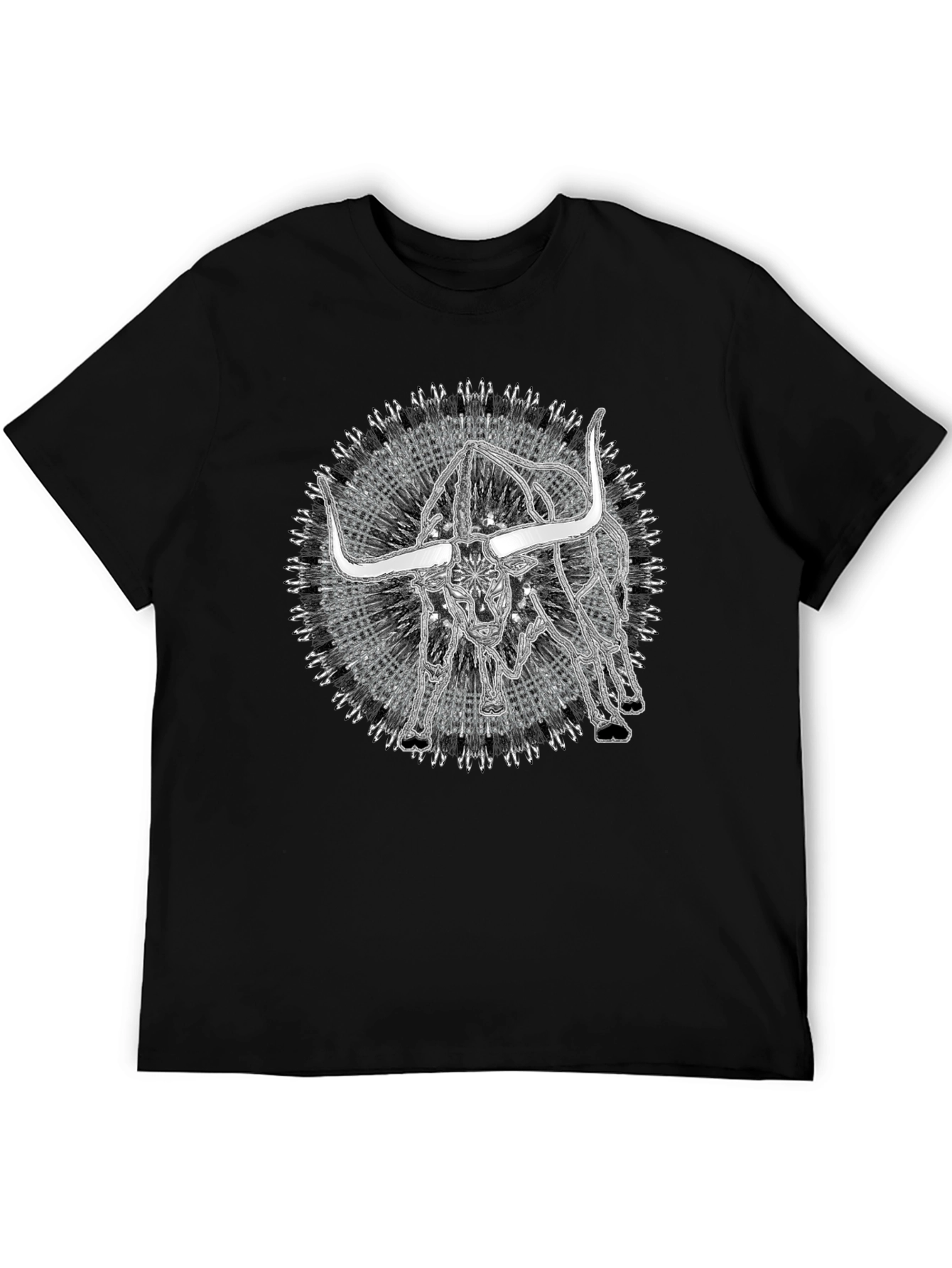 Black Bull Graphic Tee - Mens Short Sleeve