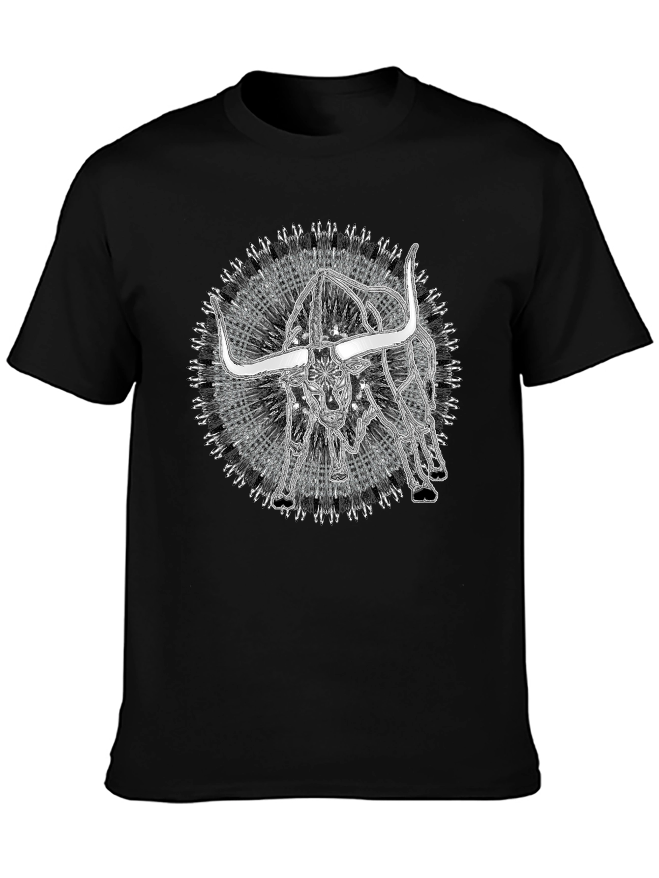 Black Bull Graphic Tee - Mens Short Sleeve