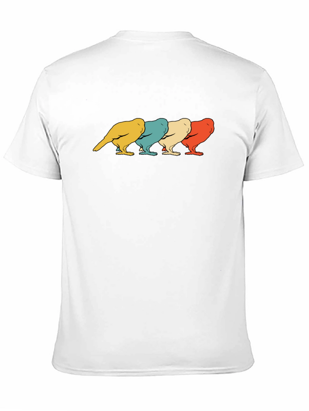 Retro Bird Graphic T-Shirt - Mens Black Tee