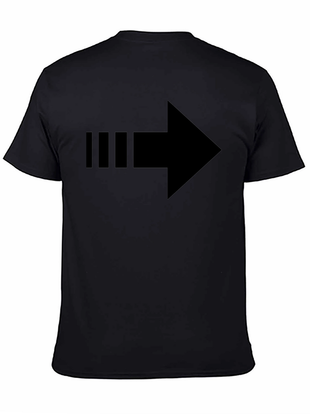 Arrow Graphic Black T-Shirt - Directional Style