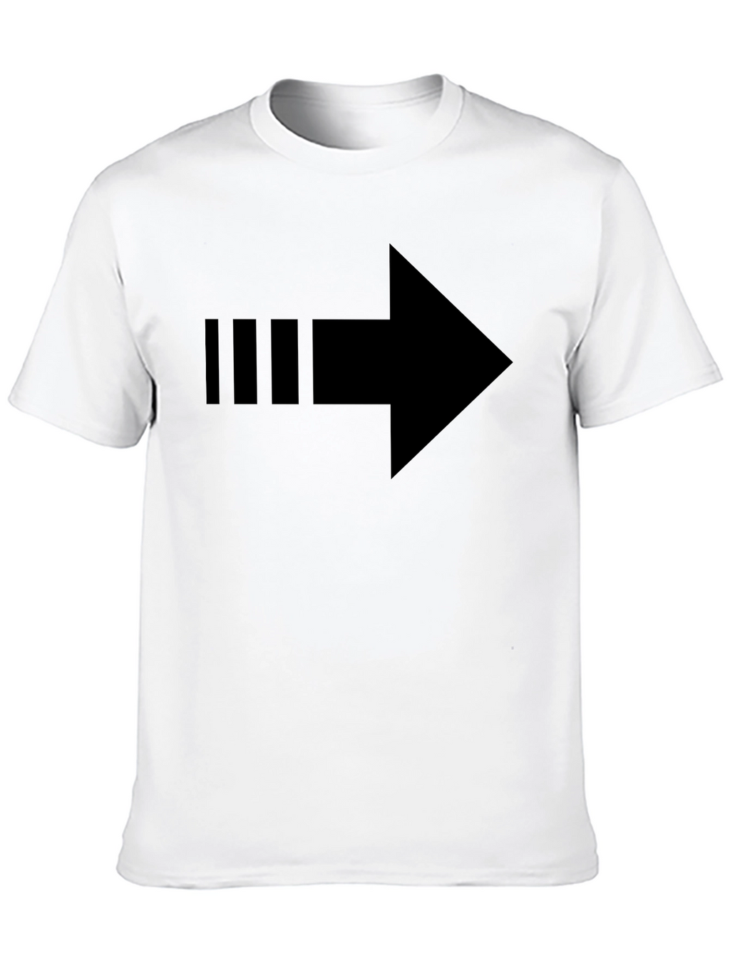 Arrow Graphic Black T-Shirt - Directional Style