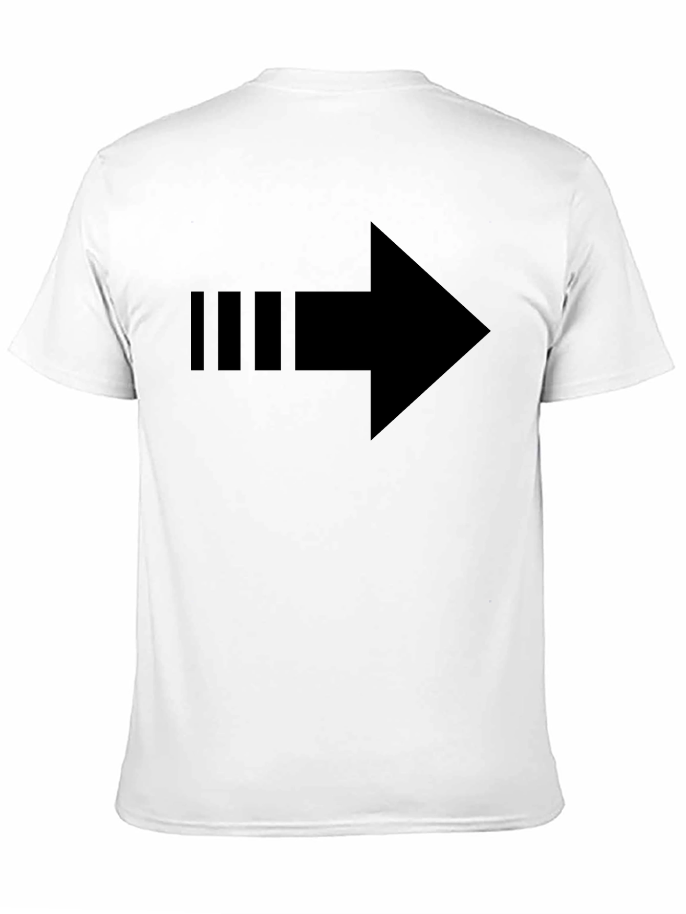 Arrow Graphic Black T-Shirt - Directional Style