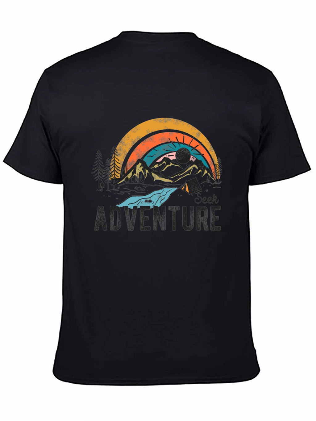 Seek Adventure Graphic Tee - Unisex Camping Shirt