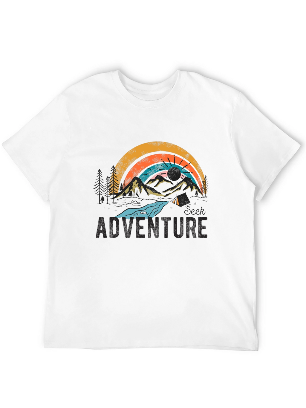 Seek Adventure Graphic Tee - Unisex Camping Shirt