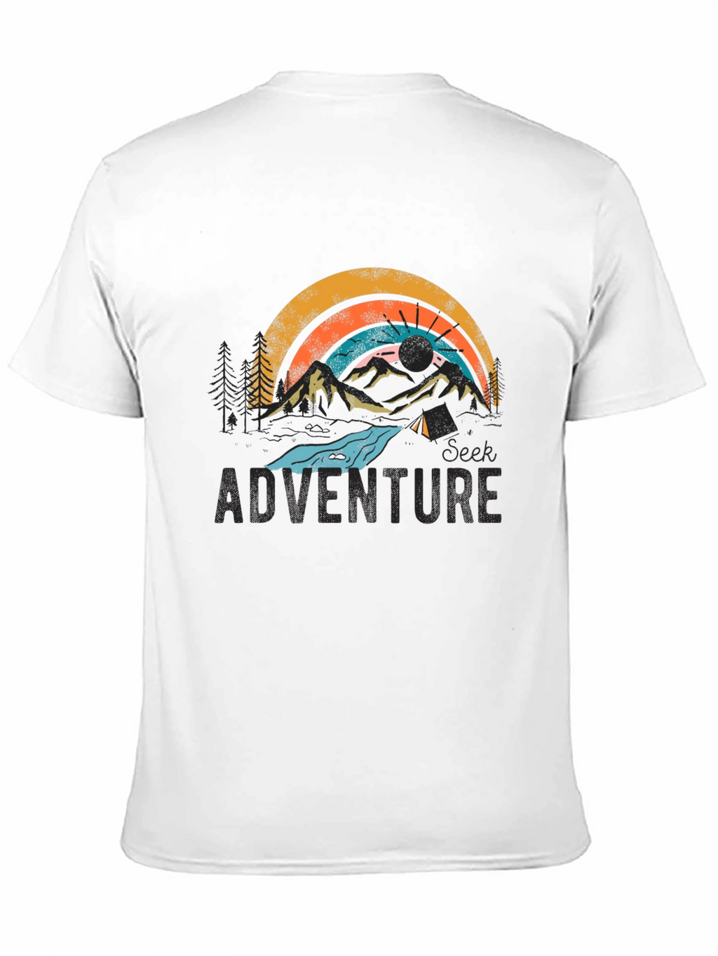 Seek Adventure Graphic Tee - Unisex Camping Shirt