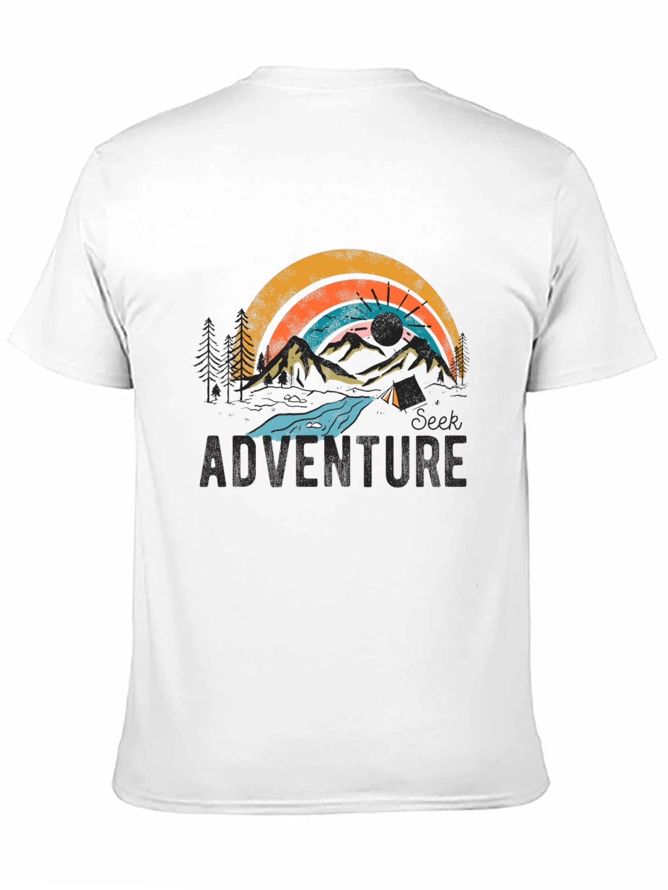 Seek Adventure Graphic Tee - Unisex Camping Shirt