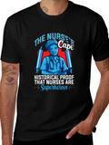 Nurse Superhero Graphic T-Shirt