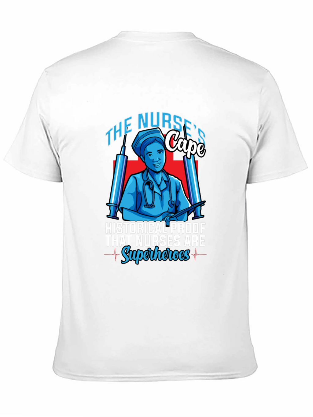 Nurse Superhero Graphic T-Shirt