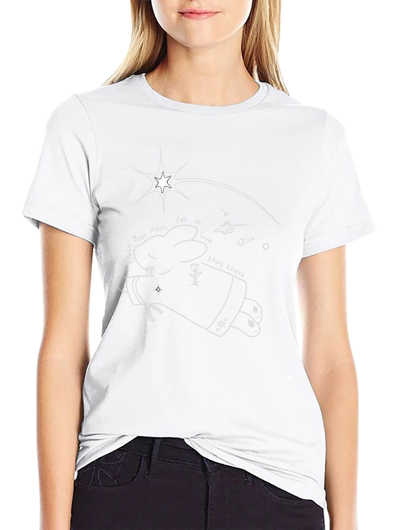 Stylish Black Graphic Tee