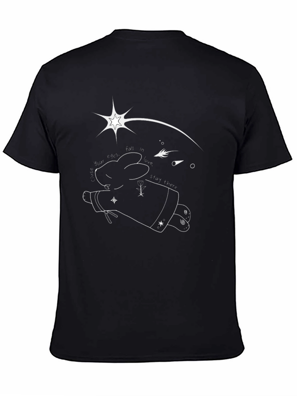 Stylish Black Graphic Tee
