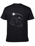 Stylish Black Graphic Tee
