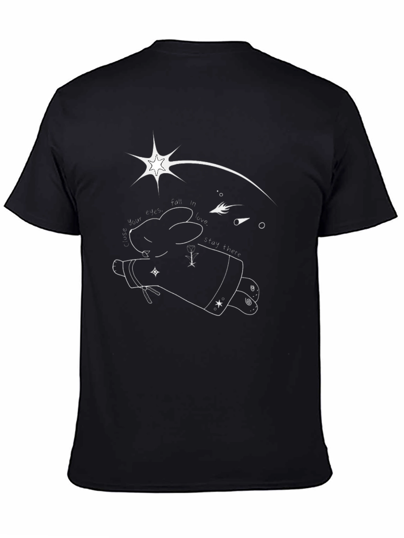 Stylish Black Graphic Tee